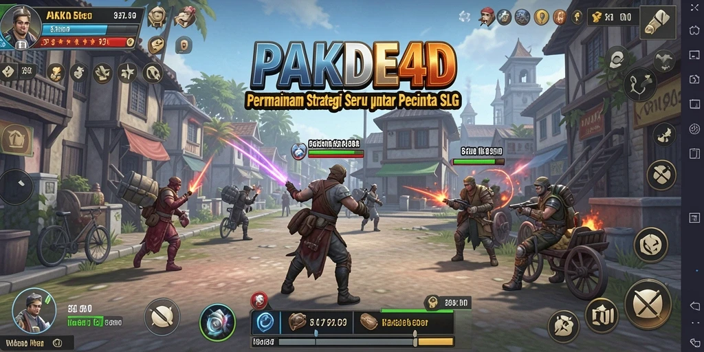 Tampilan gameplay dinamis dari PAKDE4D yang menarik perhatian.